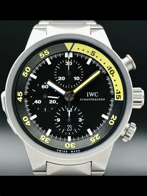 iwc acquatime costo|iwc aquatimer split minute.